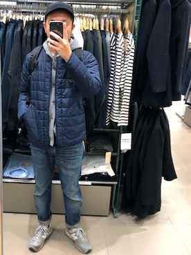 「アイテム（ブルゾン）」を使った、kntrさん（メンズ・168cm・30代）の秋コーディネート