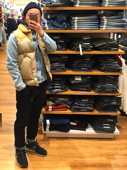 Kntr 無印良品のニットキャップ ビーニーを使ったコーディネート Wear