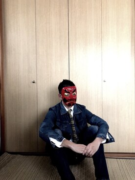 「URBAN RESEARCH（アーバンリサーチ）のアイテム（フォーマルスーツ/小物）」を使った、田中太郎さん（メンズ・179cm）の秋コーディネート