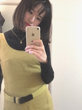 「PRADA（プラダ）のアイテム（ワンピース/ドレス）」を使った、i_am_yuiさん（レディース・163cm）の冬コーディネート