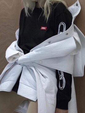 「courreges（クレージュ）のアイテム（ジャケット/アウター）」を使った、i_am_yuiさん（レディース・163cm）の夏コーディネート