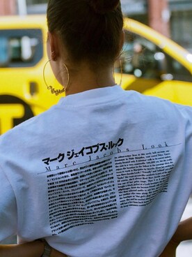 「MARC JACOBS（マークジェイコブス）のアイテム（Tシャツ/カットソー）」を使った、i_am_yuiさん（レディース・163cm）の秋コーディネート
