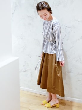 Chikaさん（レディース・158cm）の春コーディネート