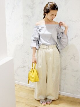 Chikaさん（レディース・158cm）の春コーディネート