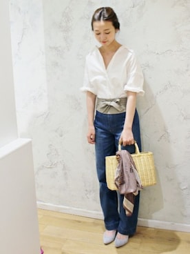 Chikaさん(レディース・158cm)の春コーディネート