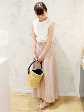 Chikaさん（レディース・158cm）の夏コーディネート