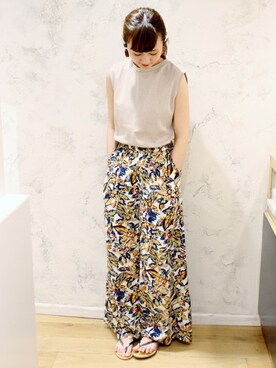 Chikaさん（レディース・158cm）の夏コーディネート