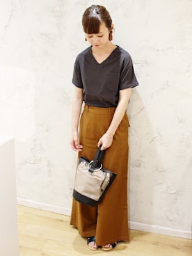 Chikaさん（レディース・158cm）の夏コーディネート