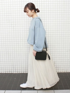 Chikaさん（レディース・158cm）の冬コーディネート