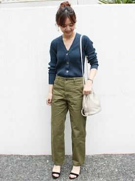 「大人気アイテム」｜Chikaさん（レディース・158cm）の冬コーディネート