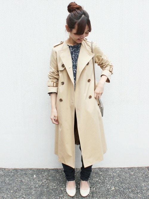SLOBE IENA スローブイエナ ノーカラー トレンチコート SLOBE IENA（スローブイエナ）の「《予約》ノーカラートレンチ