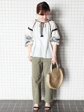 Chikaさん（レディース・158cm）の冬コーディネート