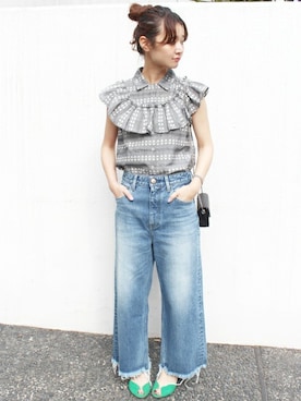 Chikaさん（レディース・158cm）の冬コーディネート