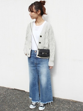 Chikaさん（レディース・158cm）の冬コーディネート