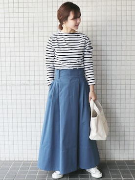 「光沢」｜Chikaさん（レディース・158cm）の春コーディネート
