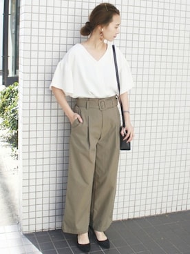 Chikaさん（レディース・158cm）の春コーディネート