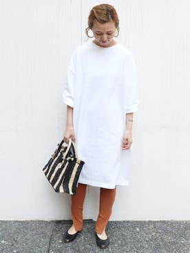 「SLOBE IENA（スローブイエナ）のアイテム（その他シューズ）」を使った、Chikaさん（レディース・158cm）の春コーディネート