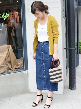 Chikaさん（レディース・158cm）の春コーディネート