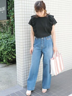 Chikaさん（レディース・158cm）の夏コーディネート