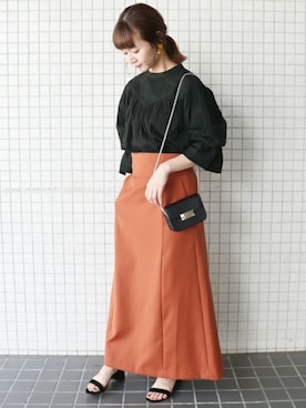 Chikaさん（レディース・158cm）の夏コーディネート