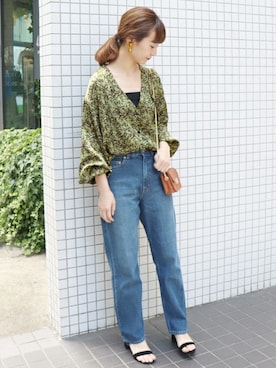 Chikaさん（レディース・158cm）の夏コーディネート