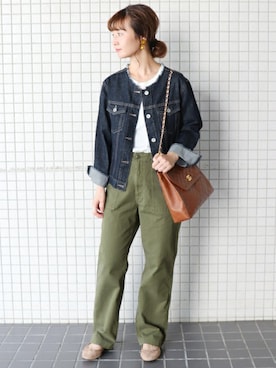 Chikaさん（レディース・158cm）の夏コーディネート