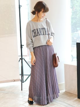 Chikaさん（レディース・158cm）の夏コーディネート