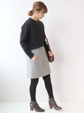 Chikaさん（レディース・158cm）の秋コーディネート