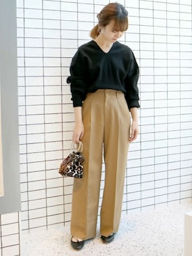 Chikaさん（レディース・158cm）の冬コーディネート