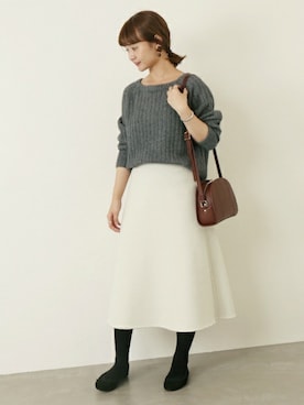 Chikaさん（レディース・158cm）の冬コーディネート