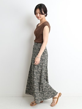 Chikaさん（レディース・158cm）の夏コーディネート