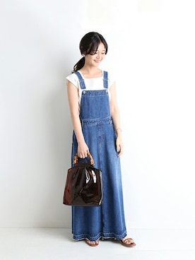 Chikaさん（レディース・158cm）の夏コーディネート