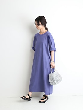 Chikaさん（レディース・158cm）の夏コーディネート