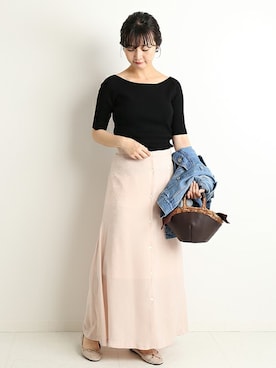 Chikaさん（レディース・158cm）の夏コーディネート