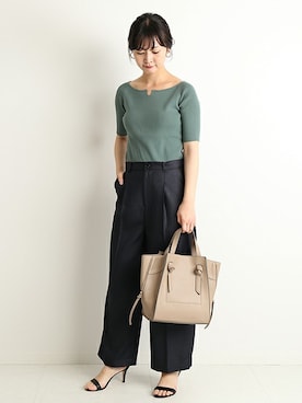 Chikaさん（レディース・158cm）の夏コーディネート