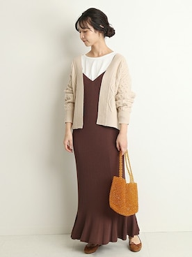 「マーメイドライン」｜「アイテム（バレエシューズ）」を使った、Chikaさん（レディース・158cm）の夏コーディネート