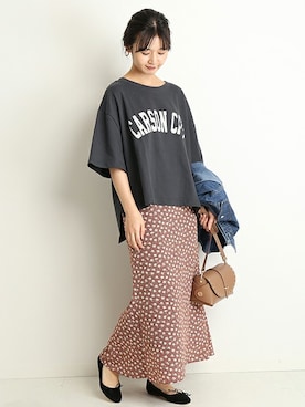 Chikaさん（レディース・158cm）の夏コーディネート