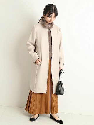 SLOBE IENA（スローブイエナ）の「HAMILTONノーカラージップコート