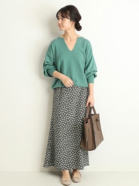 Chikaさん（レディース・158cm）の秋コーディネート