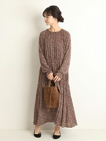 新品タグ付き✨SLOBE IENA フラワープリントワンピース 花柄 ティアード SLOBE IENA（スローブイエナ）の「フラワープリントティアード