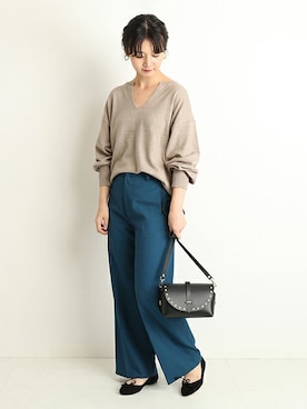 Chikaさん（レディース・158cm）の秋コーディネート