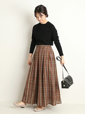 Chikaさん（レディース・158cm）の秋コーディネート