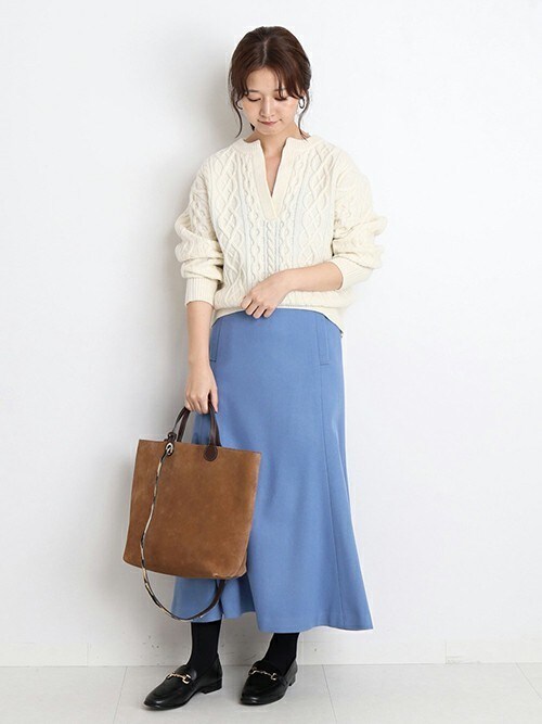 SLOBE IENA - ケーブルスキッパープルオーバー SLOBE IENA（スローブイエナ）の「ケーブルスキッパープルオーバー