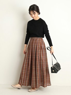 Chikaさん(レディース・158cm)の秋コーディネート