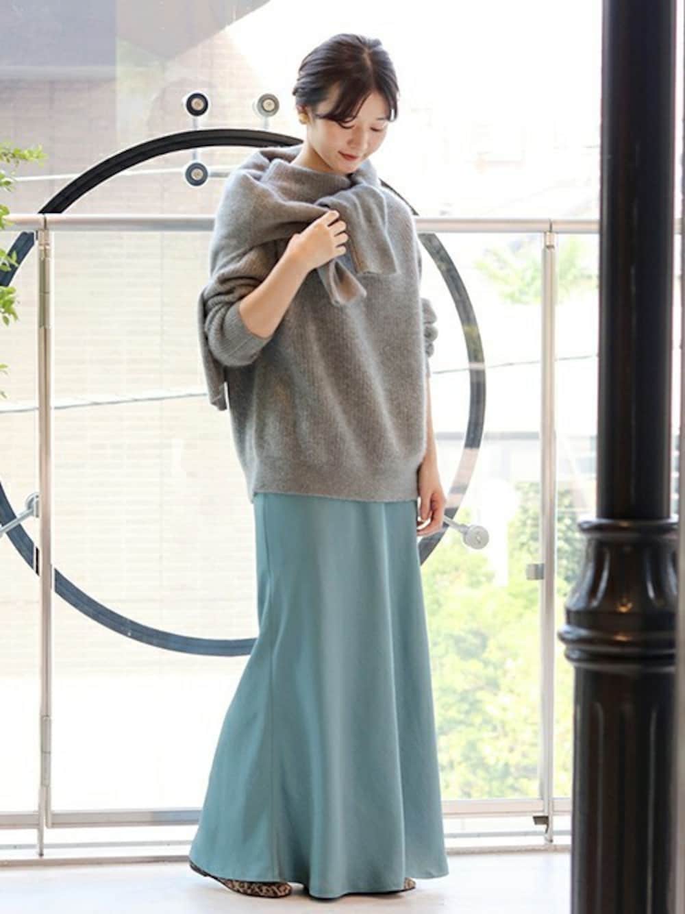 SLOBE IENA（スローブイエナ）の「ラクーンカシミヤ混タートルプル