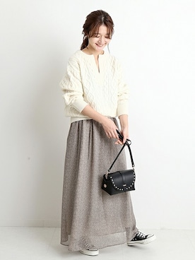 Chikaさん（レディース・158cm）の秋コーディネート