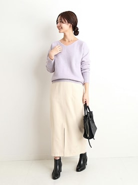 Chikaさん(レディース・158cm)の冬コーディネート