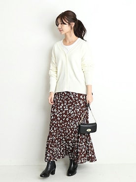 Chikaさん(レディース・158cm)の冬コーディネート