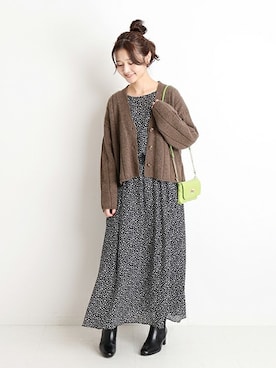 Chikaさん(レディース・158cm)の冬コーディネート