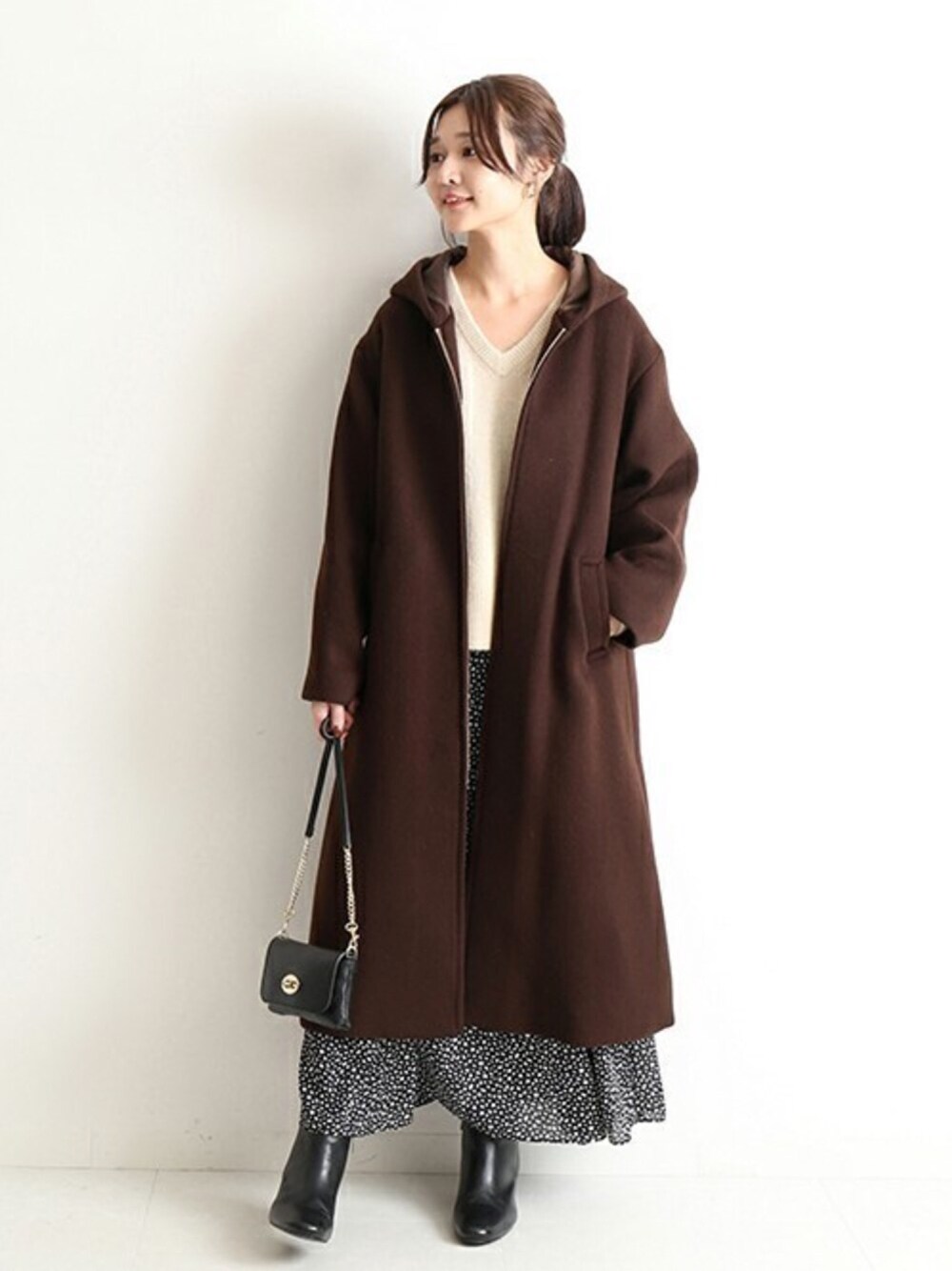 SLOBE IENA（スローブイエナ）の「ラクーンカシミヤ混 Vネック